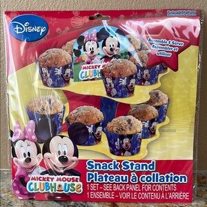 Disney Blue and Red Party Decorations Stand